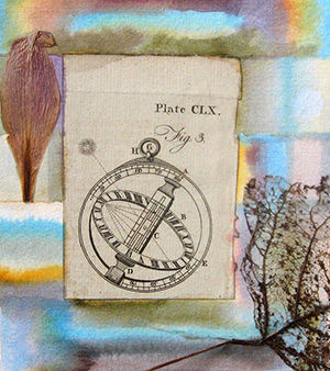 Collage med blad af Christina Weisgard
